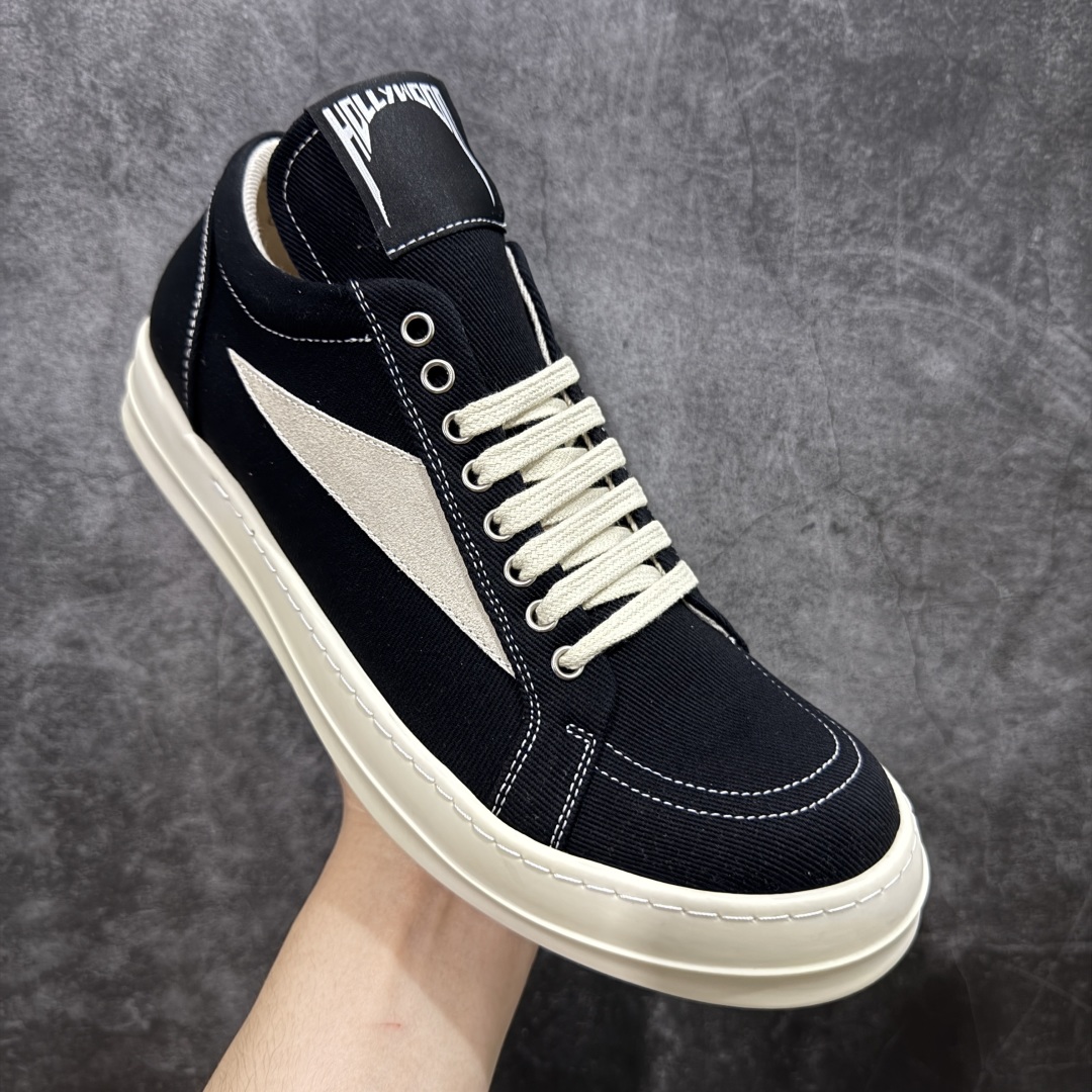 RO欧文斯Rickowens 最新版底模 drkshdw字体凸出来 的 无半点色差 斜纹布