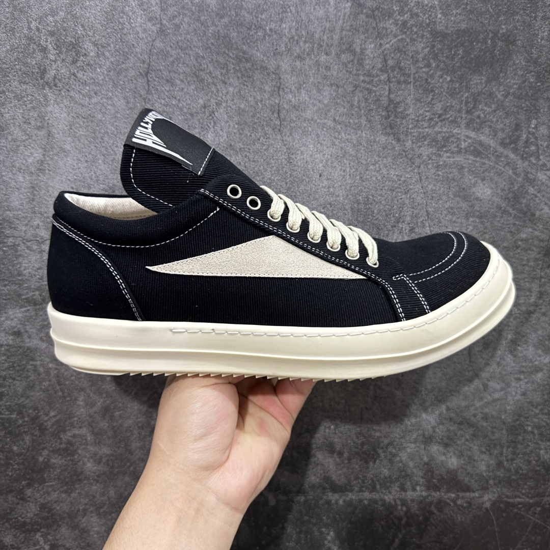 RO欧文斯Rickowens 最新版底模 drkshdw字体凸出来 的 无半点色差 斜纹布