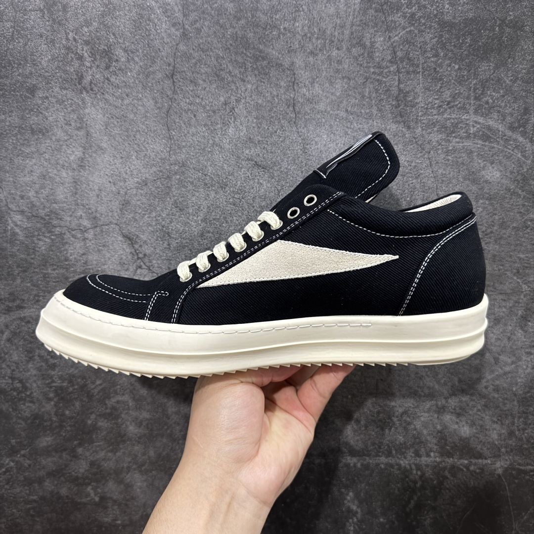 RO欧文斯Rickowens 最新版底模 drkshdw字体凸出来 的 无半点色差 斜纹布