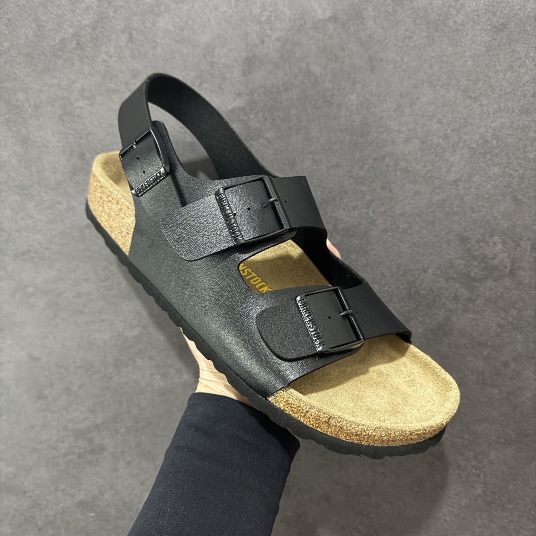 图片[3]-【广东纯原版本】博肯 Birkenstock 二字拖凉鞋系列 广东原产#德国百年知名鞋履品牌·博肯Birkenstock 勃肯#采用质地柔软牛皮面料材质#中底搭载缓震软木橡胶 其特有的鞋床设计，贴合脚面穿着舒适 Birkenstock Milano中性软木鞋底经典款式，非常好搭，鞋底结实耐磨，适合夏天。 尺码：35-45(偏大一码)-选品中心