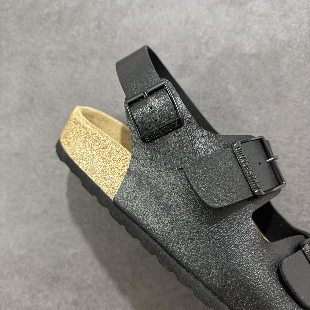 图片[6]-【广东纯原版本】博肯 Birkenstock 二字拖凉鞋系列 广东原产#德国百年知名鞋履品牌·博肯Birkenstock 勃肯#采用质地柔软牛皮面料材质#中底搭载缓震软木橡胶 其特有的鞋床设计，贴合脚面穿着舒适 Birkenstock Milano中性软木鞋底经典款式，非常好搭，鞋底结实耐磨，适合夏天。 尺码：35-45(偏大一码)-选品中心