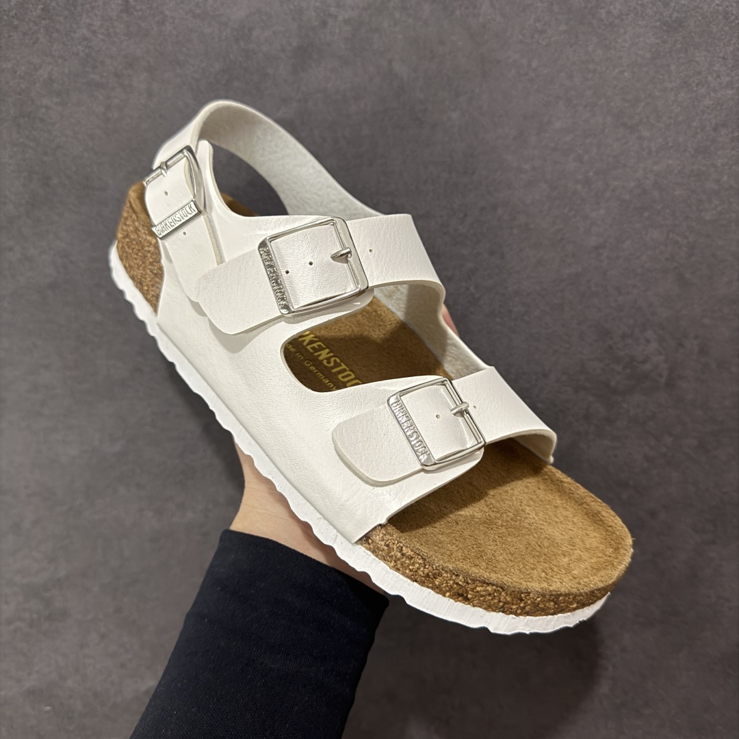图片[3]-【广东纯原版本】博肯 Birkenstock 二字拖凉鞋系列 广东原产#德国百年知名鞋履品牌·博肯Birkenstock 勃肯#采用质地柔软牛皮面料材质#中底搭载缓震软木橡胶 其特有的鞋床设计，贴合脚面穿着舒适 Birkenstock Milano中性软木鞋底经典款式，非常好搭，鞋底结实耐磨，适合夏天。 尺码：35-45(偏大一码)-选品中心