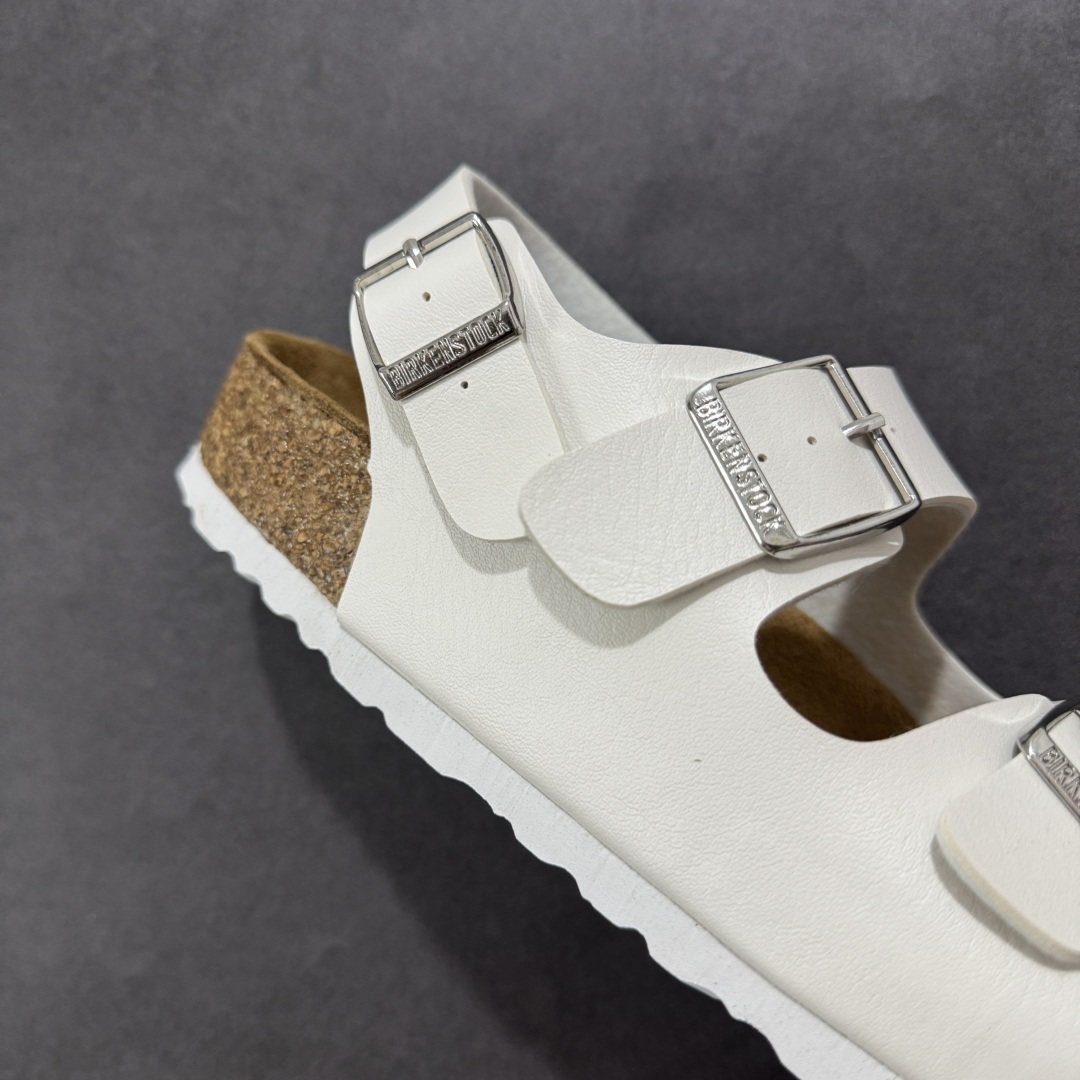 图片[6]-【广东纯原版本】博肯 Birkenstock 二字拖凉鞋系列 广东原产#德国百年知名鞋履品牌·博肯Birkenstock 勃肯#采用质地柔软牛皮面料材质#中底搭载缓震软木橡胶 其特有的鞋床设计，贴合脚面穿着舒适 Birkenstock Milano中性软木鞋底经典款式，非常好搭，鞋底结实耐磨，适合夏天。 尺码：35-45(偏大一码)-选品中心