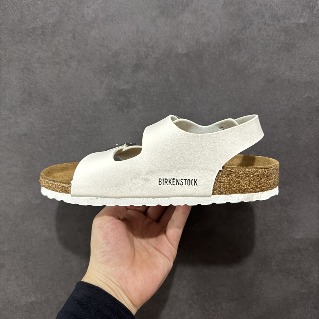 图片[2]-【广东纯原版本】博肯 Birkenstock 二字拖凉鞋系列 广东原产#德国百年知名鞋履品牌·博肯Birkenstock 勃肯#采用质地柔软牛皮面料材质#中底搭载缓震软木橡胶 其特有的鞋床设计，贴合脚面穿着舒适 Birkenstock Milano中性软木鞋底经典款式，非常好搭，鞋底结实耐磨，适合夏天。 尺码：35-45(偏大一码)-选品中心