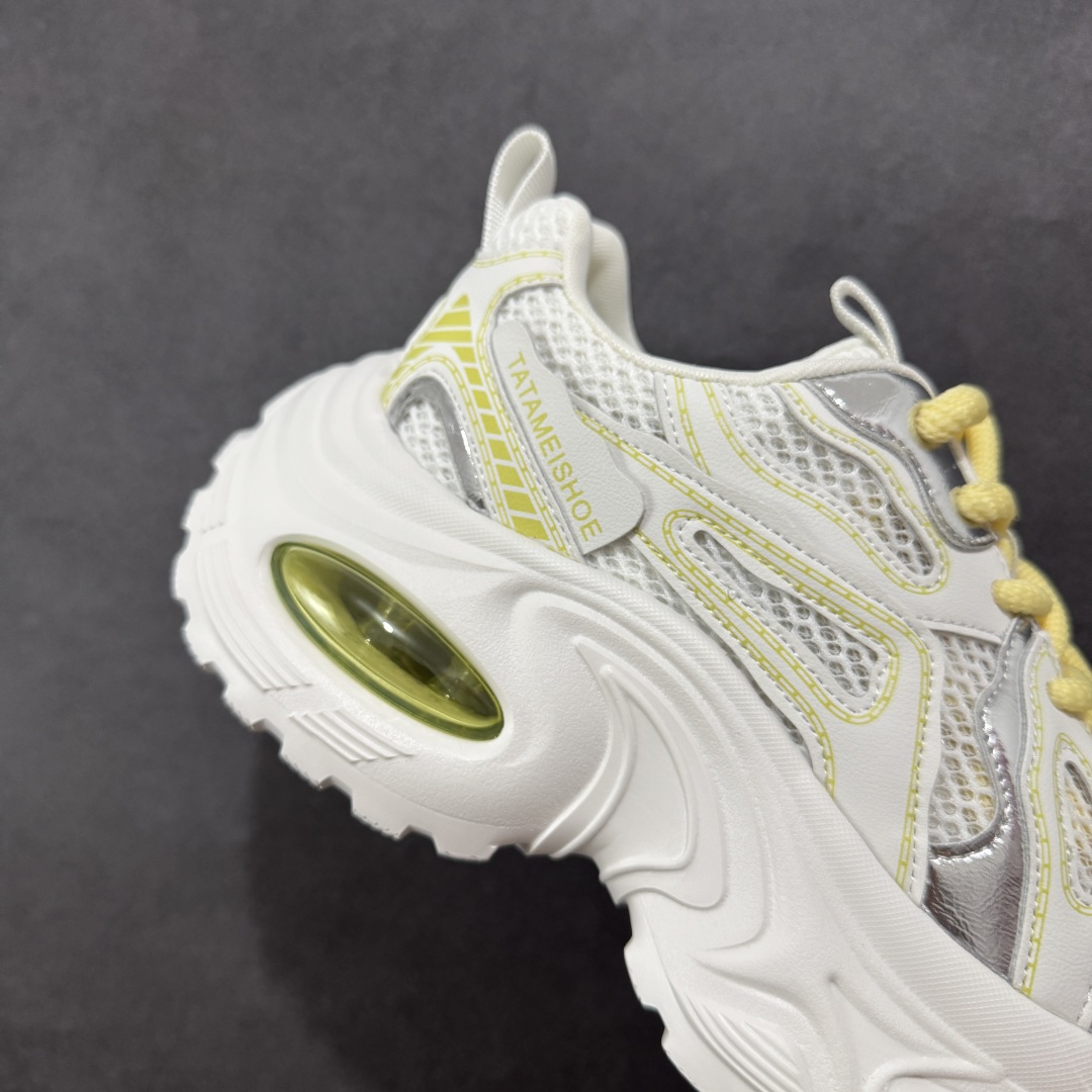 图片[6]-【公司级】GG-CC赵露思休闲运动气垫厚底增高老爹鞋系列 #广东大厂出品 完美细节 25ss春季新款厚底增高 大长腿 时髦look轻松定格 不费力展现率性氛围 高档银盒 酷帅机能风不规则设计气垫大底 白黄兰拼色造型设计 轻便舒适百搭 GGCC厚底增高简直就是小个子的快乐!不管怎么搭都好看~ 尺码：35 36 37 38 39 40-选品中心