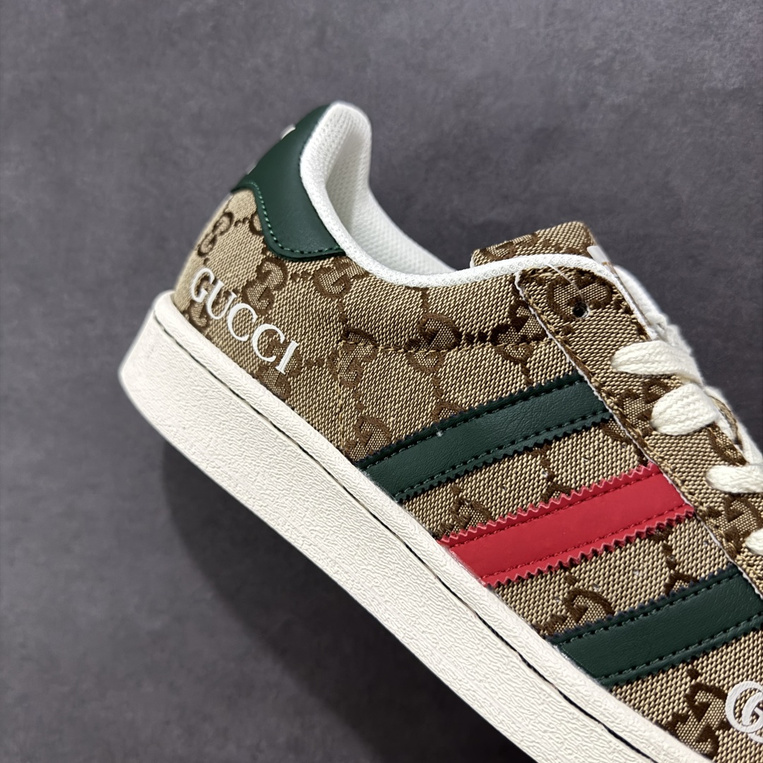【定制版】Gucci x Ad Superstar 定制配色 古驰联名 三叶草低帮休闲百搭贝壳头板鞋 SD6807