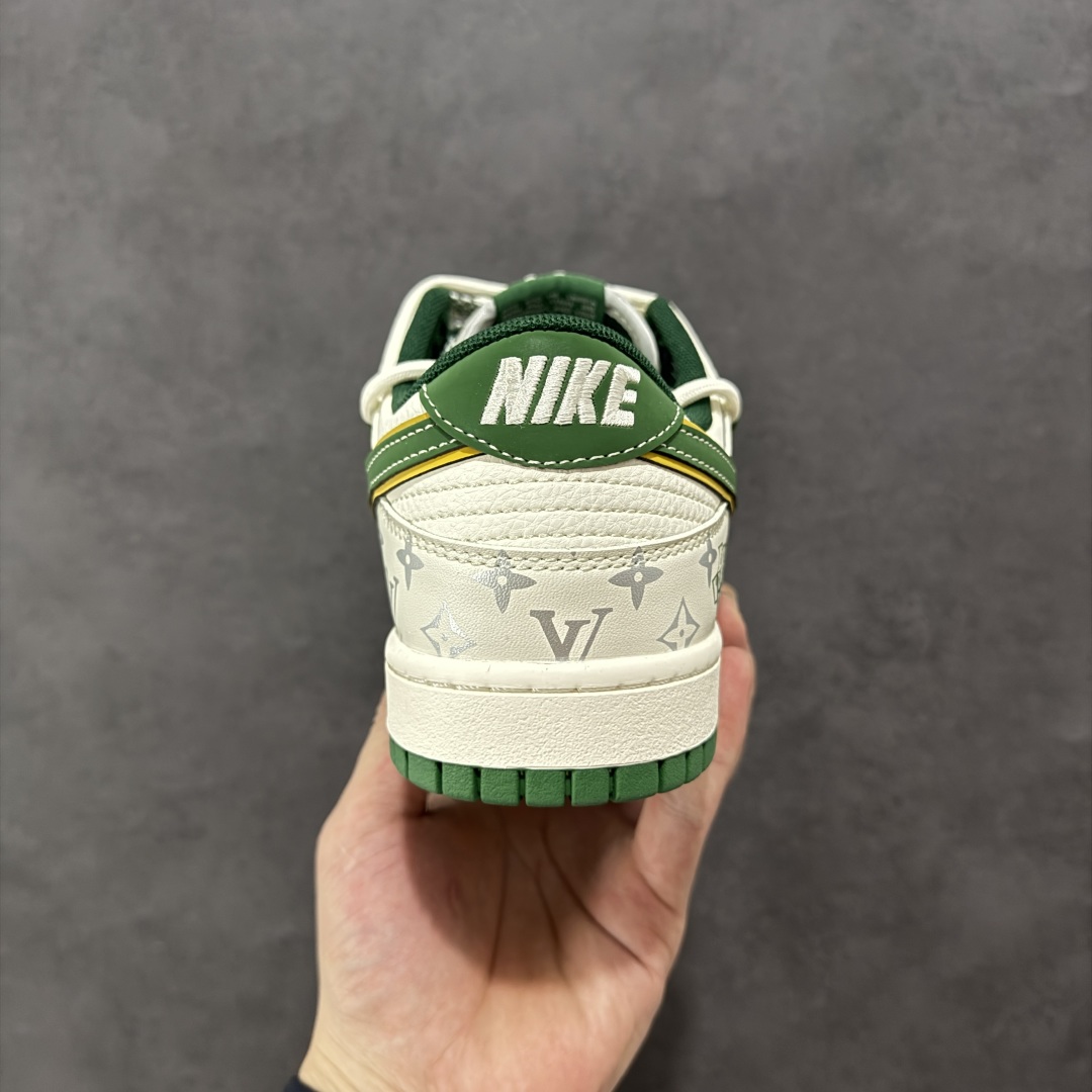 【定制版】Nike SB Dunk Low LV联名 绑带绿勾 周年高端定制 低帮休闲板鞋 DM6868-103