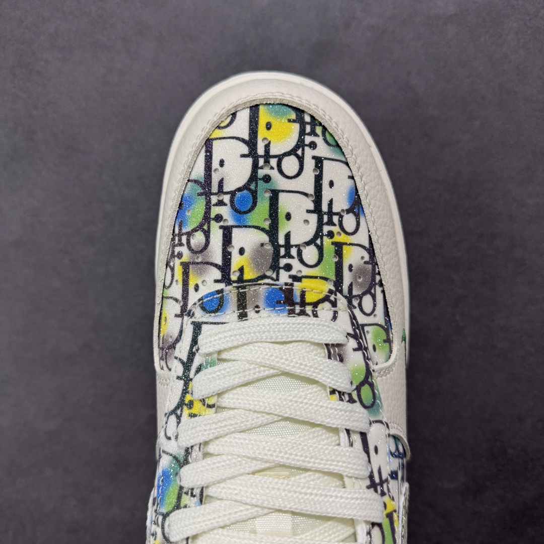 【定制版】海外限量发售！NIke Air Force 1 '07 Low “迪奥联名——米绿插花”空军一号 低帮 DF0188-065