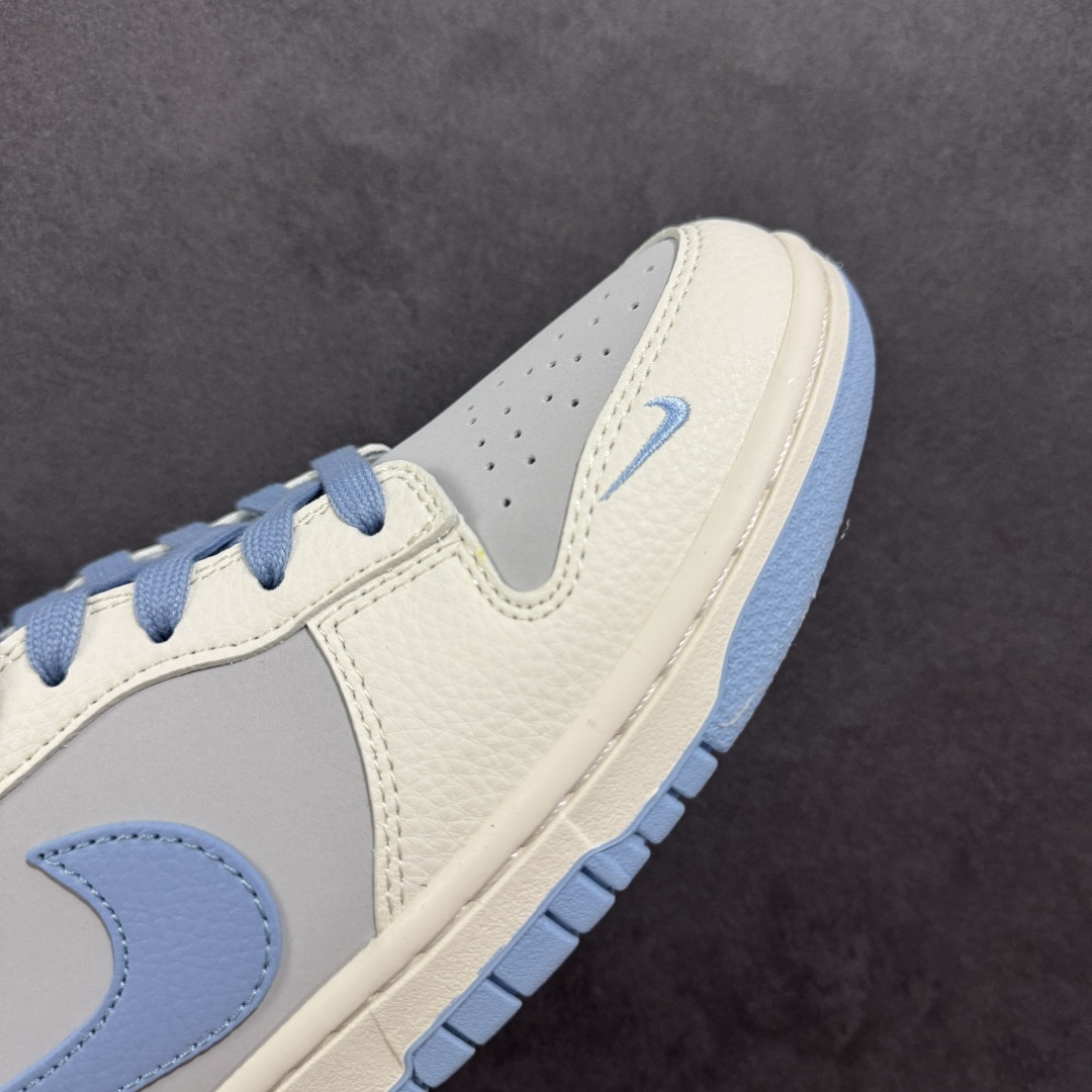 【定制版】Nike SB Dunk Low Balenciaga联名 米浅蓝勾 周年高端定制 低帮休闲板鞋 ZH2598-273