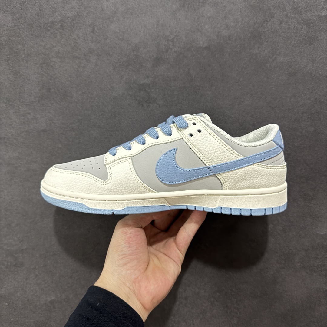 【定制版】Nike SB Dunk Low Balenciaga联名 米浅蓝勾 周年高端定制 低帮休闲板鞋 ZH2598-273