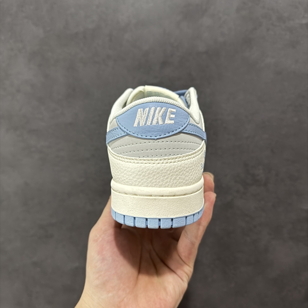 【定制版】Nike SB Dunk Low Balenciaga联名 米浅蓝勾 周年高端定制 低帮休闲板鞋 ZH2598-273