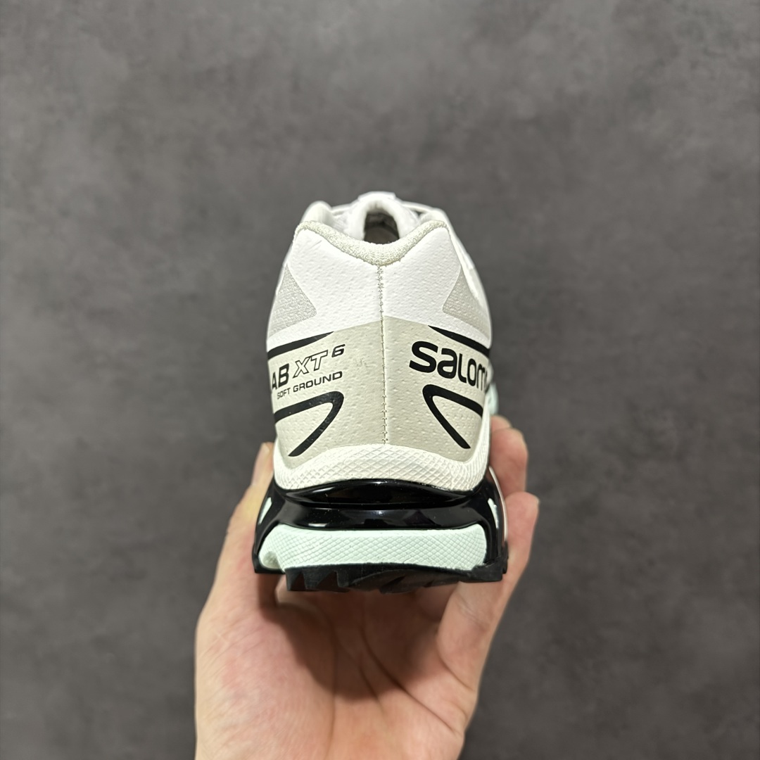 图片[4]-【GQ纯原福利】Salomon 萨洛蒙 XT-6 复古机能户外跑鞋 大厂纯原福利 全码福利清货 品质细节到位 售前售后保障到底💪🏻 这双XT-6 鞋面以锯齿状的包裹系统呈现 在黑色基底之下加入了各种色点缀 内嵌式的袜套设计与 Quicklace 系带系统一道 实现了立体包裹与精准贴合 结合 Contagrip 大底科技 让穿着者可以轻松驾驭户外与通勤下的任何运动生活场景 无缝鞋身户外随意纵横 颜值与脚感兼备 出街通勤 绝对非常吸睛 你值得拥有 尺码：36 36.5 37.5 38 38.5 39 40 40.5 41 42 42.5 43 44 44.5 45-选品中心