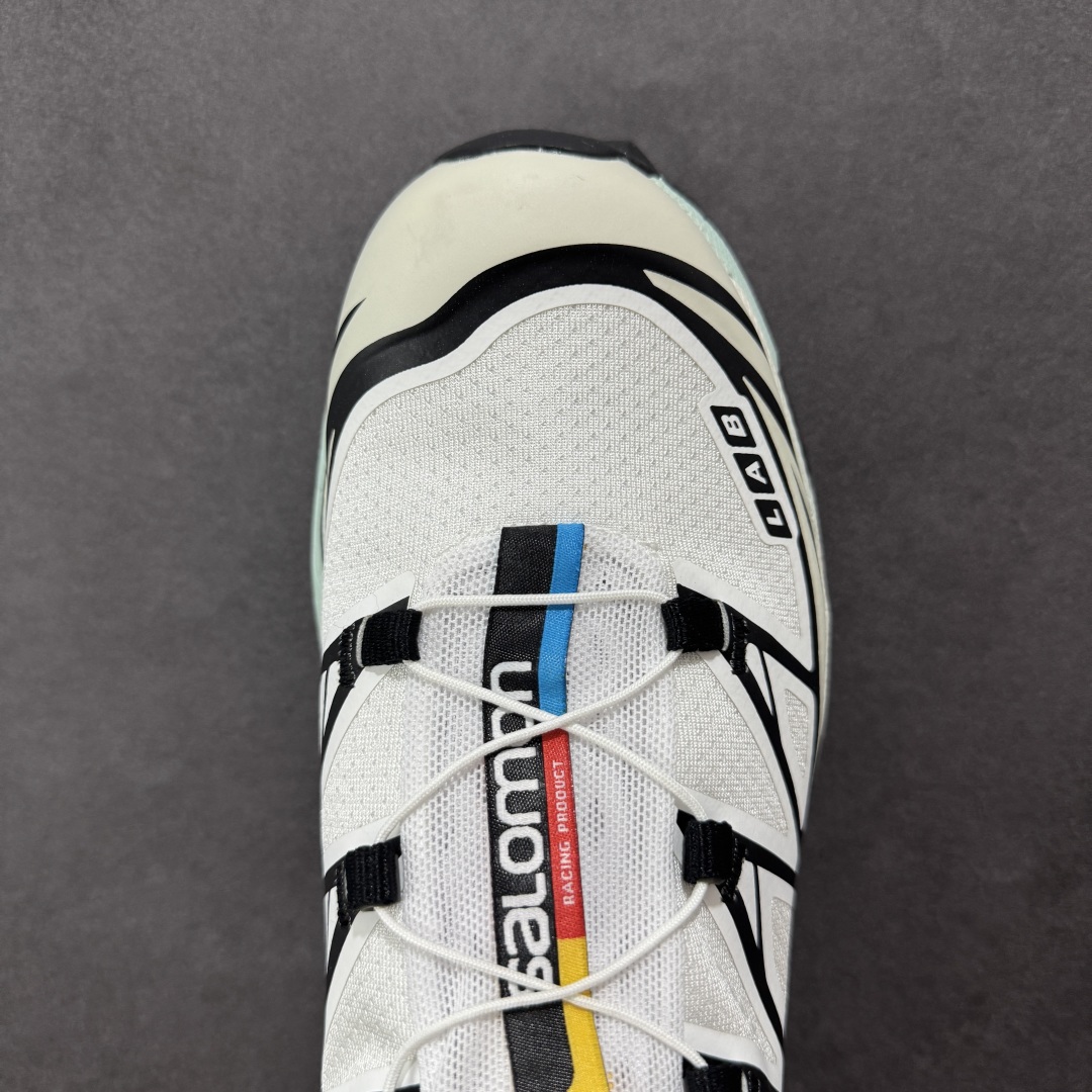 图片[8]-【GQ纯原福利】Salomon 萨洛蒙 XT-6 复古机能户外跑鞋 大厂纯原福利 全码福利清货 品质细节到位 售前售后保障到底💪🏻 这双XT-6 鞋面以锯齿状的包裹系统呈现 在黑色基底之下加入了各种色点缀 内嵌式的袜套设计与 Quicklace 系带系统一道 实现了立体包裹与精准贴合 结合 Contagrip 大底科技 让穿着者可以轻松驾驭户外与通勤下的任何运动生活场景 无缝鞋身户外随意纵横 颜值与脚感兼备 出街通勤 绝对非常吸睛 你值得拥有 尺码：36 36.5 37.5 38 38.5 39 40 40.5 41 42 42.5 43 44 44.5 45-选品中心