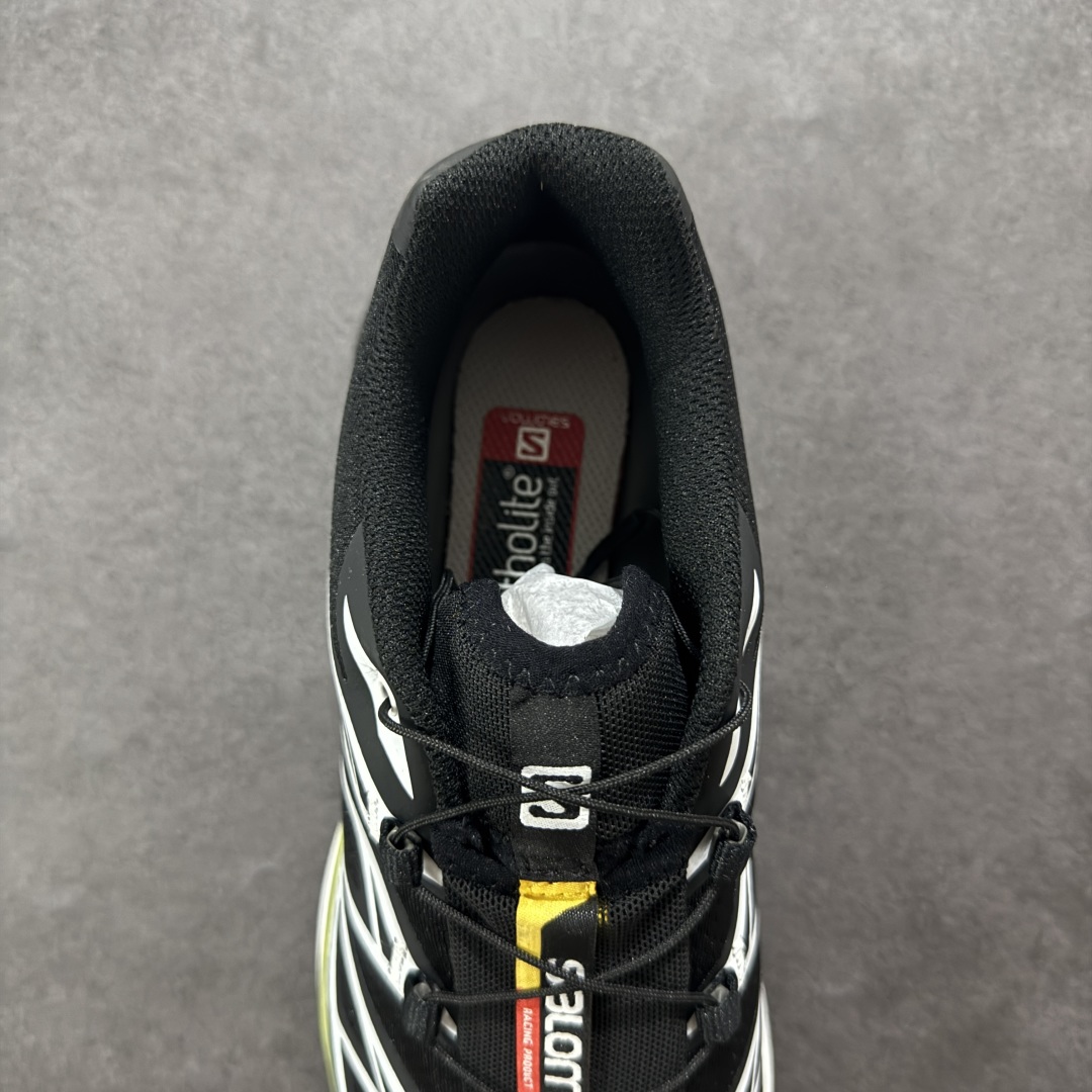 图片[7]-【GQ纯原福利】Salomon 萨洛蒙 XT-6 复古机能户外跑鞋 大厂纯原福利 全码福利清货 品质细节到位 售前售后保障到底💪🏻 这双XT-6 鞋面以锯齿状的包裹系统呈现 在黑色基底之下加入了各种色点缀 内嵌式的袜套设计与 Quicklace 系带系统一道 实现了立体包裹与精准贴合 结合 Contagrip 大底科技 让穿着者可以轻松驾驭户外与通勤下的任何运动生活场景 无缝鞋身户外随意纵横 颜值与脚感兼备 出街通勤 绝对非常吸睛 你值得拥有 尺码：36 36.5 37.5 38 38.5 39 40 40.5 41 42 42.5 43 44 44.5 45-选品中心