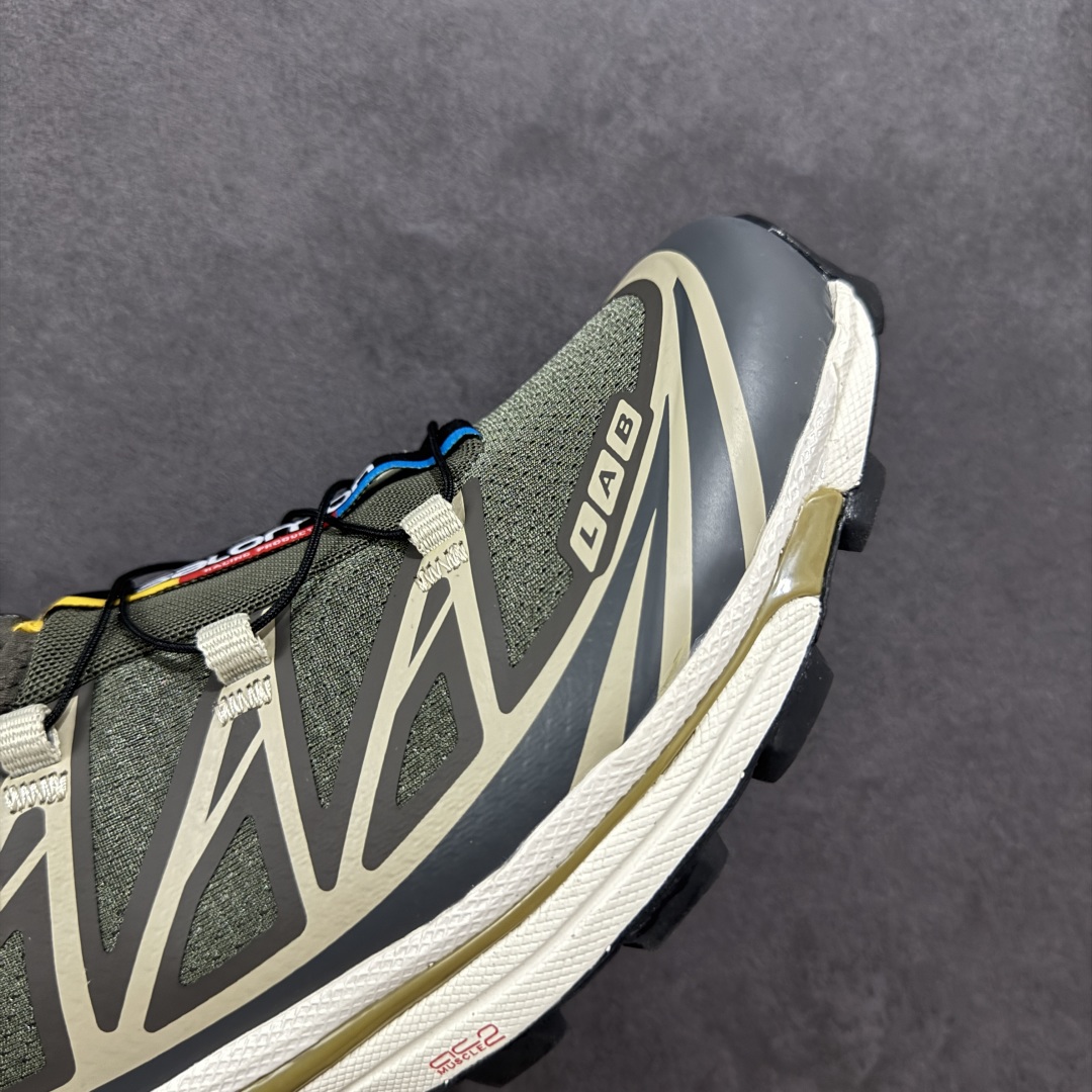 图片[5]-【GQ纯原福利】Salomon 萨洛蒙 XT-6 复古机能户外跑鞋 大厂纯原福利 全码福利清货 品质细节到位 售前售后保障到底💪🏻 这双XT-6 鞋面以锯齿状的包裹系统呈现 在黑色基底之下加入了各种色点缀 内嵌式的袜套设计与 Quicklace 系带系统一道 实现了立体包裹与精准贴合 结合 Contagrip 大底科技 让穿着者可以轻松驾驭户外与通勤下的任何运动生活场景 无缝鞋身户外随意纵横 颜值与脚感兼备 出街通勤 绝对非常吸睛 你值得拥有 尺码：36 36.5 37.5 38 38.5 39 40 40.5 41 42 42.5 43 44 44.5 45-选品中心