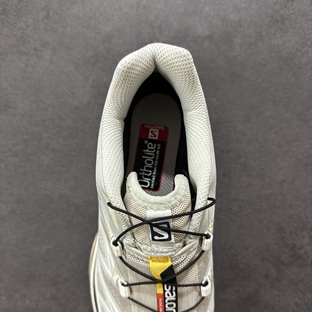 图片[7]-【GQ纯原福利】Salomon 萨洛蒙 XT-6 复古机能户外跑鞋 大厂纯原福利 全码福利清货 品质细节到位 售前售后保障到底💪🏻 这双XT-6 鞋面以锯齿状的包裹系统呈现 在黑色基底之下加入了各种色点缀 内嵌式的袜套设计与 Quicklace 系带系统一道 实现了立体包裹与精准贴合 结合 Contagrip 大底科技 让穿着者可以轻松驾驭户外与通勤下的任何运动生活场景 无缝鞋身户外随意纵横 颜值与脚感兼备 出街通勤 绝对非常吸睛 你值得拥有 尺码：36 36.5 37.5 38 38.5 39 40 40.5 41 42 42.5 43 44 44.5 45-选品中心