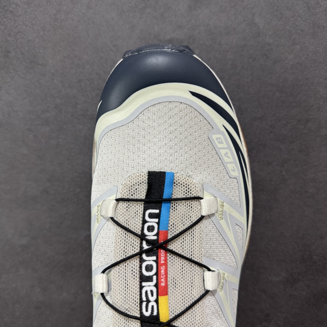 图片[8]-【GQ纯原福利】Salomon 萨洛蒙 XT-6 复古机能户外跑鞋 大厂纯原福利 全码福利清货 品质细节到位 售前售后保障到底💪🏻 这双XT-6 鞋面以锯齿状的包裹系统呈现 在黑色基底之下加入了各种色点缀 内嵌式的袜套设计与 Quicklace 系带系统一道 实现了立体包裹与精准贴合 结合 Contagrip 大底科技 让穿着者可以轻松驾驭户外与通勤下的任何运动生活场景 无缝鞋身户外随意纵横 颜值与脚感兼备 出街通勤 绝对非常吸睛 你值得拥有 尺码：36 36.5 37.5 38 38.5 39 40 40.5 41 42 42.5 43 44 44.5 45-选品中心