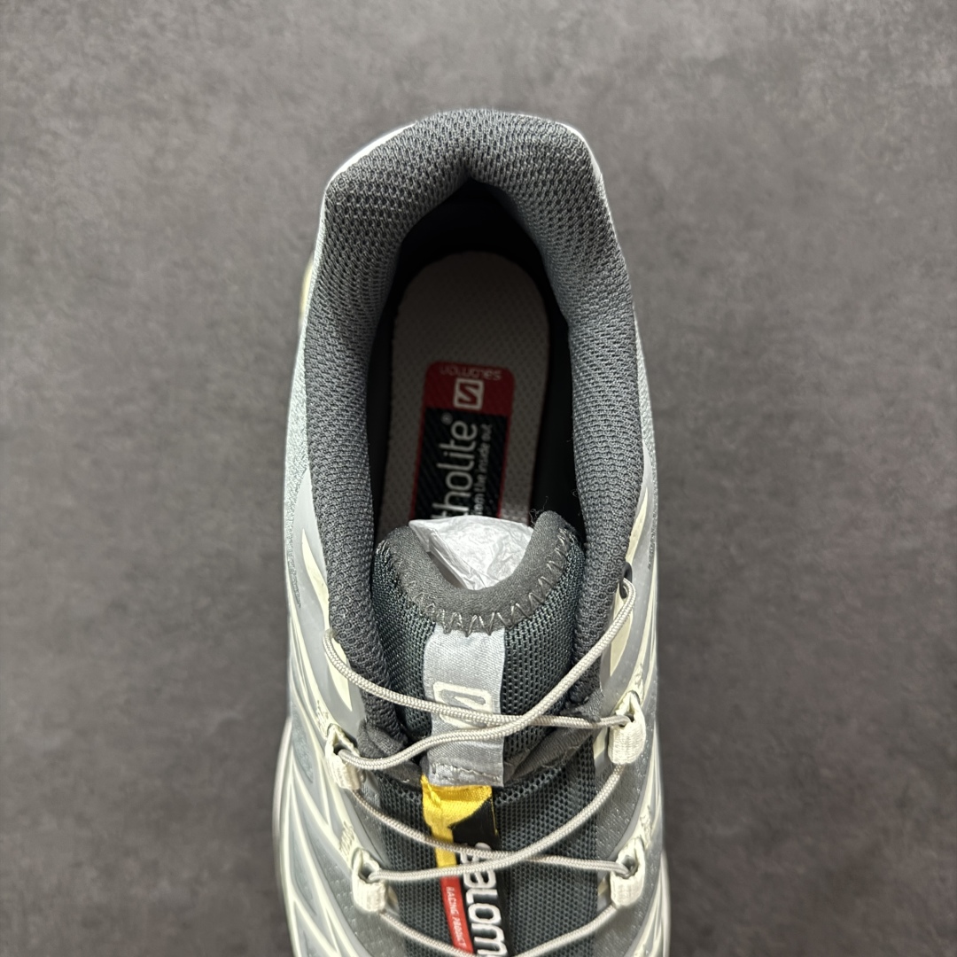 图片[7]-【GQ纯原福利】Salomon 萨洛蒙 XT-6 复古机能户外跑鞋 大厂纯原福利 全码福利清货 品质细节到位 售前售后保障到底💪🏻 这双XT-6 鞋面以锯齿状的包裹系统呈现 在黑色基底之下加入了各种色点缀 内嵌式的袜套设计与 Quicklace 系带系统一道 实现了立体包裹与精准贴合 结合 Contagrip 大底科技 让穿着者可以轻松驾驭户外与通勤下的任何运动生活场景 无缝鞋身户外随意纵横 颜值与脚感兼备 出街通勤 绝对非常吸睛 你值得拥有 尺码：36 36.5 37.5 38 38.5 39 40 40.5 41 42 42.5 43 44 44.5 45-选品中心