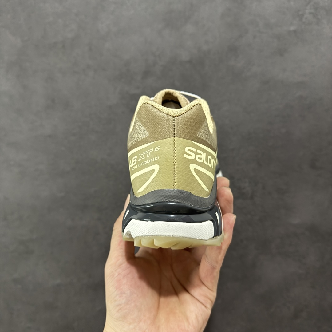 图片[4]-【GQ纯原福利】Salomon 萨洛蒙 XT-6 复古机能户外跑鞋 大厂纯原福利 全码福利清货 品质细节到位 售前售后保障到底💪🏻 这双XT-6 鞋面以锯齿状的包裹系统呈现 在黑色基底之下加入了各种色点缀 内嵌式的袜套设计与 Quicklace 系带系统一道 实现了立体包裹与精准贴合 结合 Contagrip 大底科技 让穿着者可以轻松驾驭户外与通勤下的任何运动生活场景 无缝鞋身户外随意纵横 颜值与脚感兼备 出街通勤 绝对非常吸睛 你值得拥有 尺码：36 36.5 37.5 38 38.5 39 40 40.5 41 42 42.5 43 44 44.5 45-选品中心