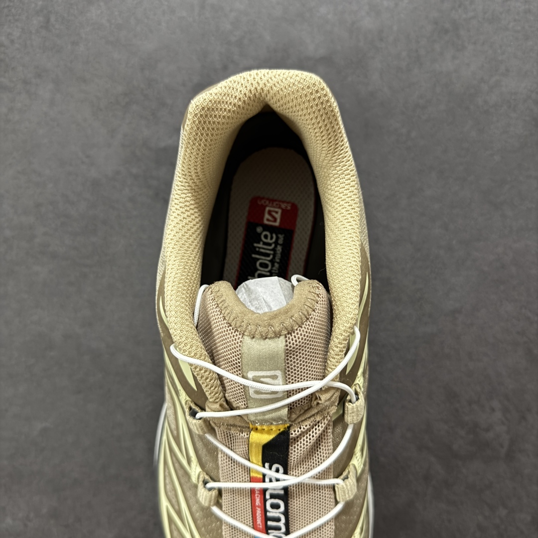 图片[7]-【GQ纯原福利】Salomon 萨洛蒙 XT-6 复古机能户外跑鞋 大厂纯原福利 全码福利清货 品质细节到位 售前售后保障到底💪🏻 这双XT-6 鞋面以锯齿状的包裹系统呈现 在黑色基底之下加入了各种色点缀 内嵌式的袜套设计与 Quicklace 系带系统一道 实现了立体包裹与精准贴合 结合 Contagrip 大底科技 让穿着者可以轻松驾驭户外与通勤下的任何运动生活场景 无缝鞋身户外随意纵横 颜值与脚感兼备 出街通勤 绝对非常吸睛 你值得拥有 尺码：36 36.5 37.5 38 38.5 39 40 40.5 41 42 42.5 43 44 44.5 45-选品中心