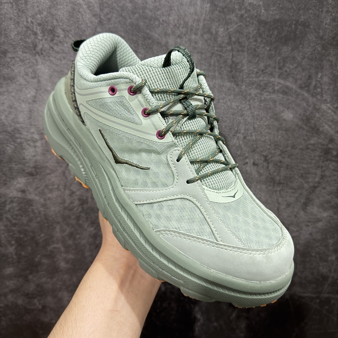 【公司级】HOKA ONE ONE Bondi B3 LS 运动舒适低帮跑步鞋 男女同款 高品质 原