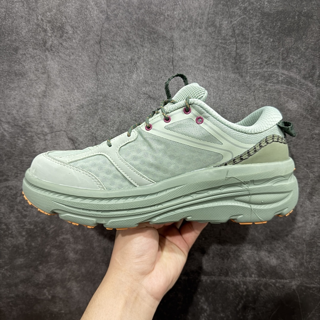 【公司级】HOKA ONE ONE Bondi B3 LS 运动舒适低帮跑步鞋 男女同款 高品质 原