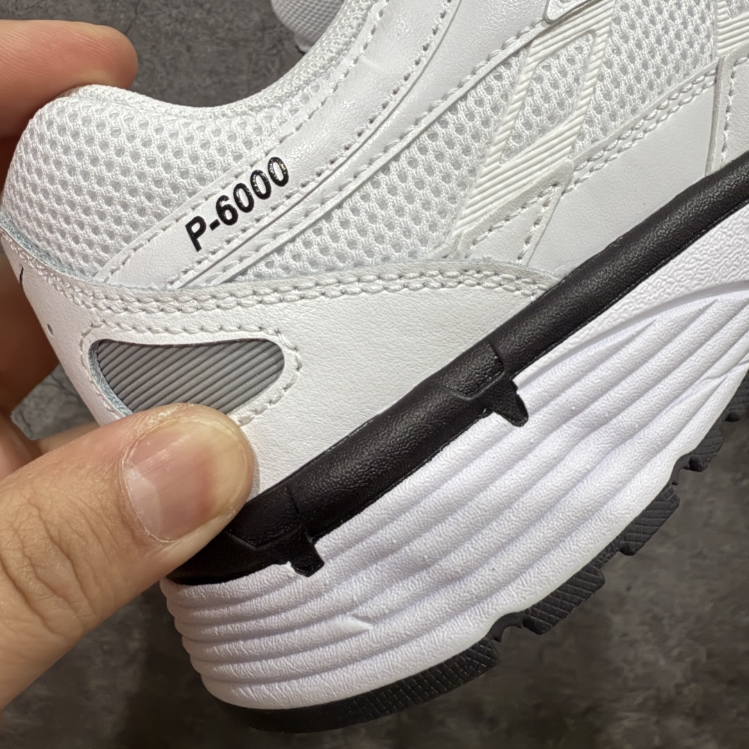 图片[3]-【原厂版】 NK P-6000 系列低帮复古老爹风休闲运动舒适慢跑鞋 CD6404-107 购入原鞋原装纸板楦头开发 独家私模四层组合大底 市场唯一正确版本 充分还原原鞋的感觉！ 鞋面裁片非常复杂 绝对精品的质量 搭配性价比的价格！值得一试 良心定价 新配色陆续出货 进口三文治网面 融合 Pegasus 过往运动鞋设计 助力 21 世纪早期跑步运动跃升时尚新高度 采用透气网眼布、运动风格线条和耐穿覆面 兼具吸睛外观和舒适感受 中底泡绵以田径赛道为灵感 打造厚实设计 缔造出众缓震性能 尺码：36 36.5 37.5 38 38.5 39 40 40.5 41 42 42.5 43 44 44.5 45-选品中心