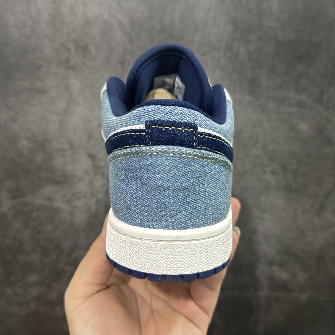 【DT纯原】Air Jordan AJ1 Low 低帮 浅蓝白牛仔 IH0648-141