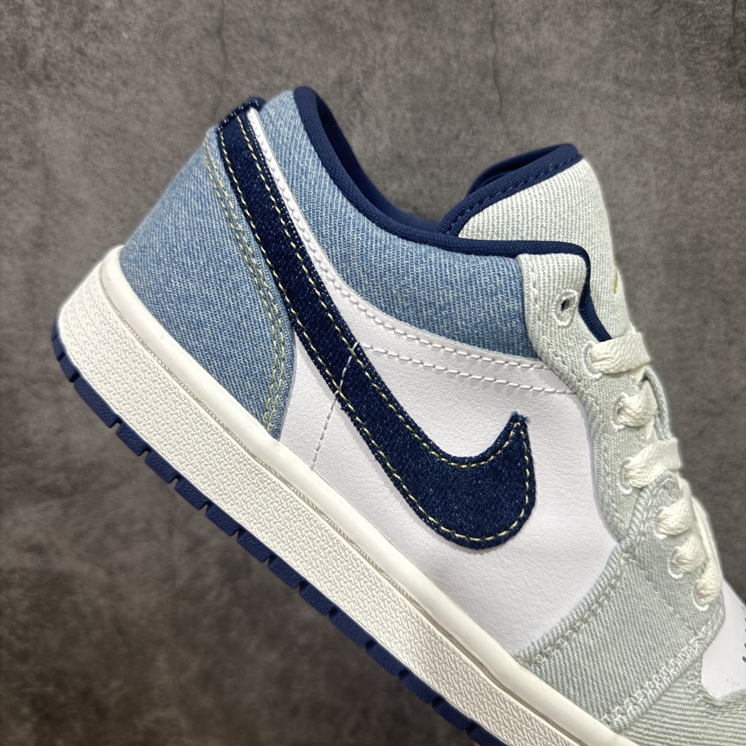 【DT纯原】Air Jordan AJ1 Low 低帮 浅蓝白牛仔 IH0648-141