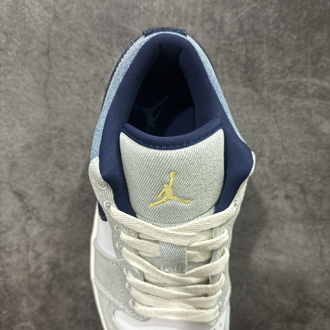 【DT纯原】Air Jordan AJ1 Low 低帮 浅蓝白牛仔 IH0648-141
