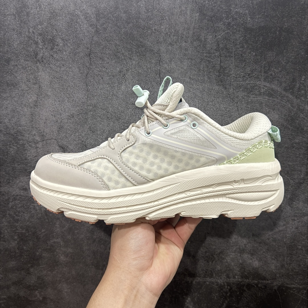 【公司级】HOKA ONE ONE Bondi B3 LS 运动舒适低帮跑步鞋 男女同款 高品质 原