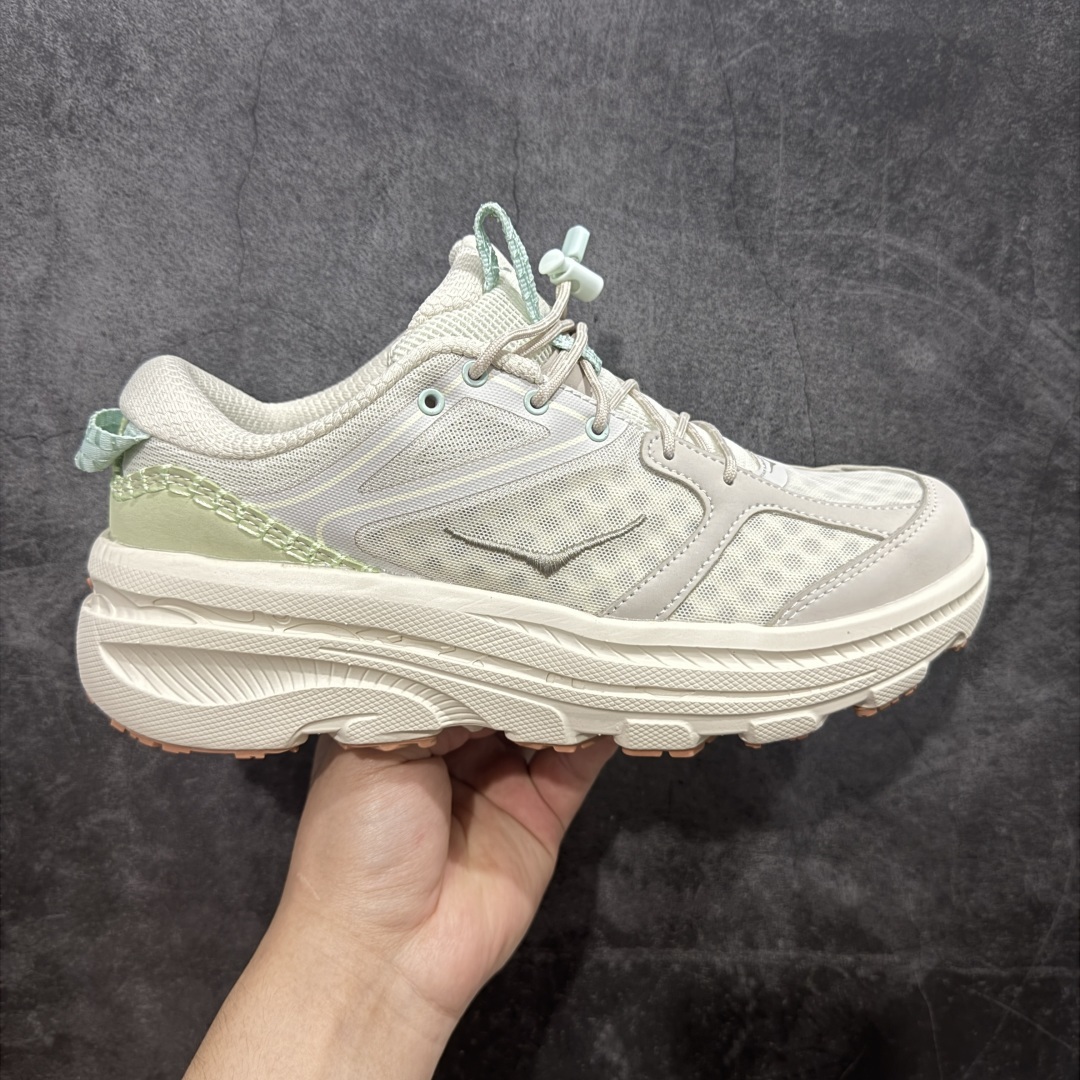 【公司级】HOKA ONE ONE Bondi B3 LS 运动舒适低帮跑步鞋 男女同款 高品质 原