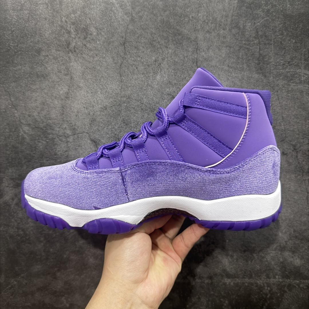 【外贸版本】Air Jordan 11 Retro 纯原版本 AJ11 高帮复刻薰衣紫 紫色天鹅绒 CT8012-555