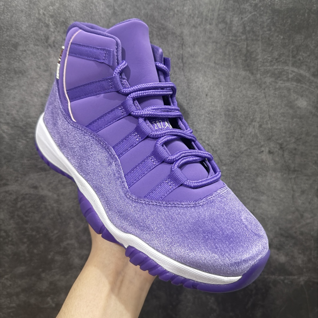 【外贸版本】Air Jordan 11 Retro 纯原版本 AJ11 高帮复刻薰衣紫 紫色天鹅绒 CT8012-555