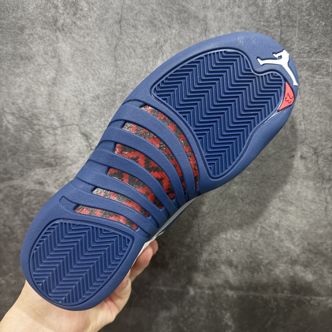 【顶级外贸版】Air Jordan AJ12 Retro 白蓝 法国蓝 CT8013-114