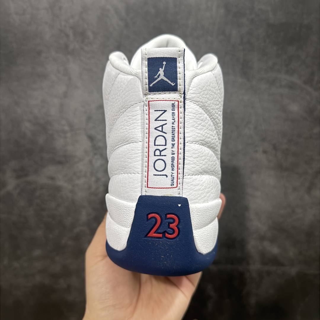 【顶级外贸版】Air Jordan AJ12 Retro 白蓝 法国蓝 CT8013-114