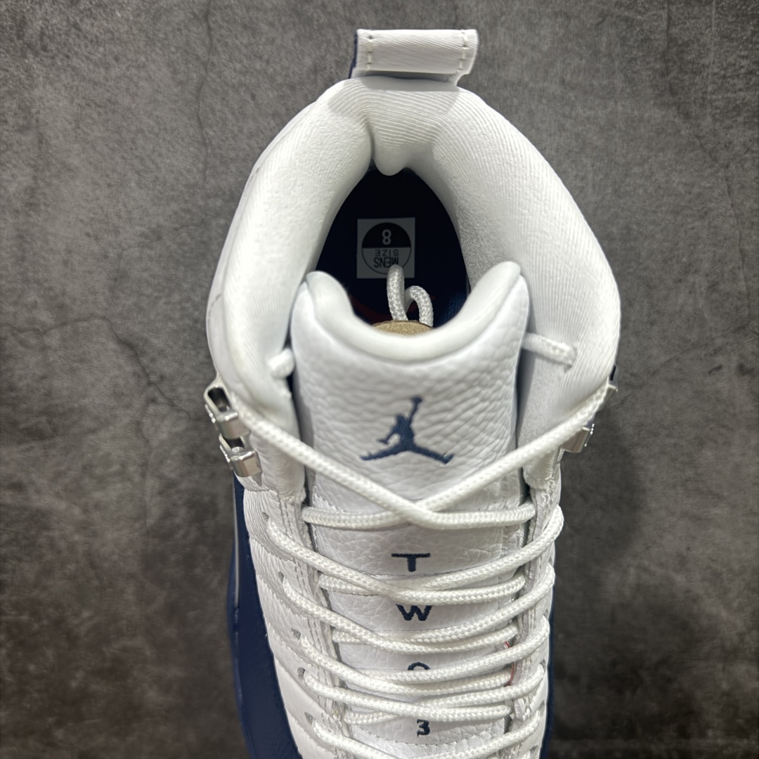 【顶级外贸版】Air Jordan AJ12 Retro 白蓝 法国蓝 CT8013-114
