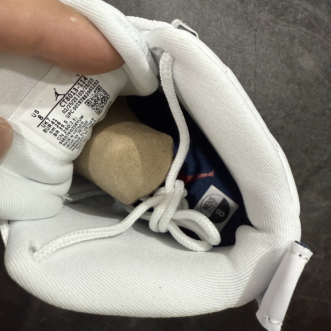  
【顶级外贸版】Air Jordan AJ12 Retro 白蓝 法国蓝 CT8013-114
原楦原