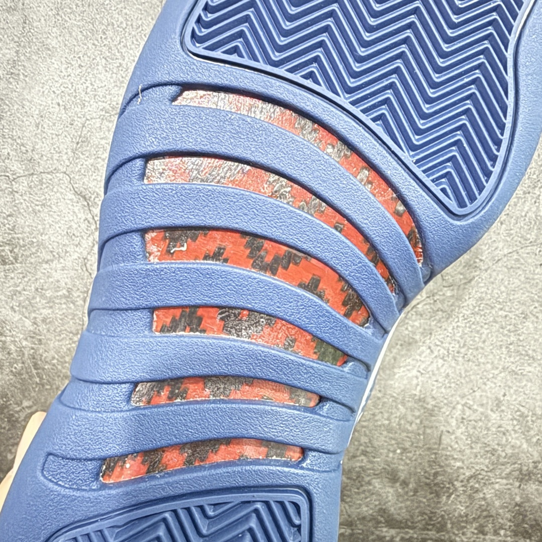  
【顶级外贸版】Air Jordan AJ12 Retro 白蓝 法国蓝 CT8013-114
原楦原