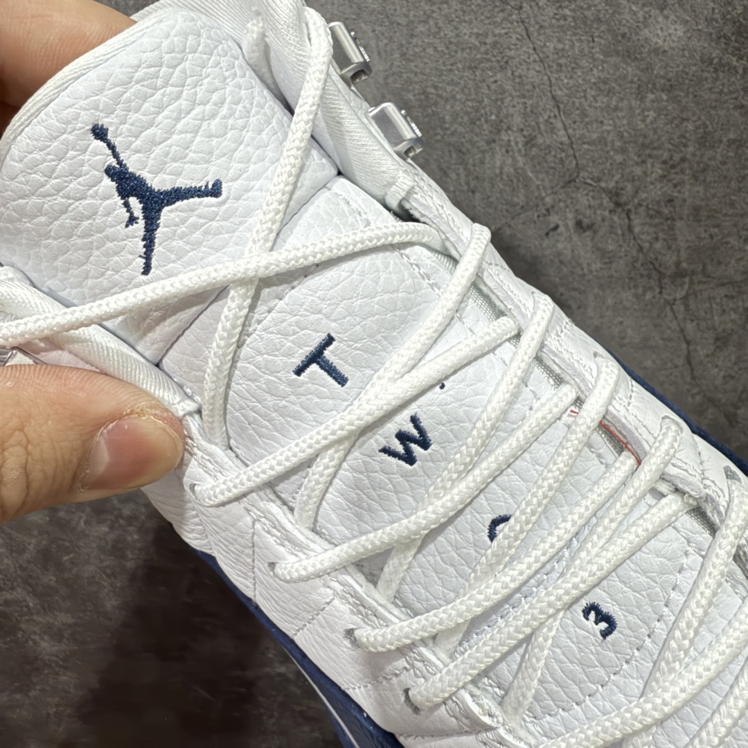  
【顶级外贸版】Air Jordan AJ12 Retro 白蓝 法国蓝 CT8013-114
原楦原