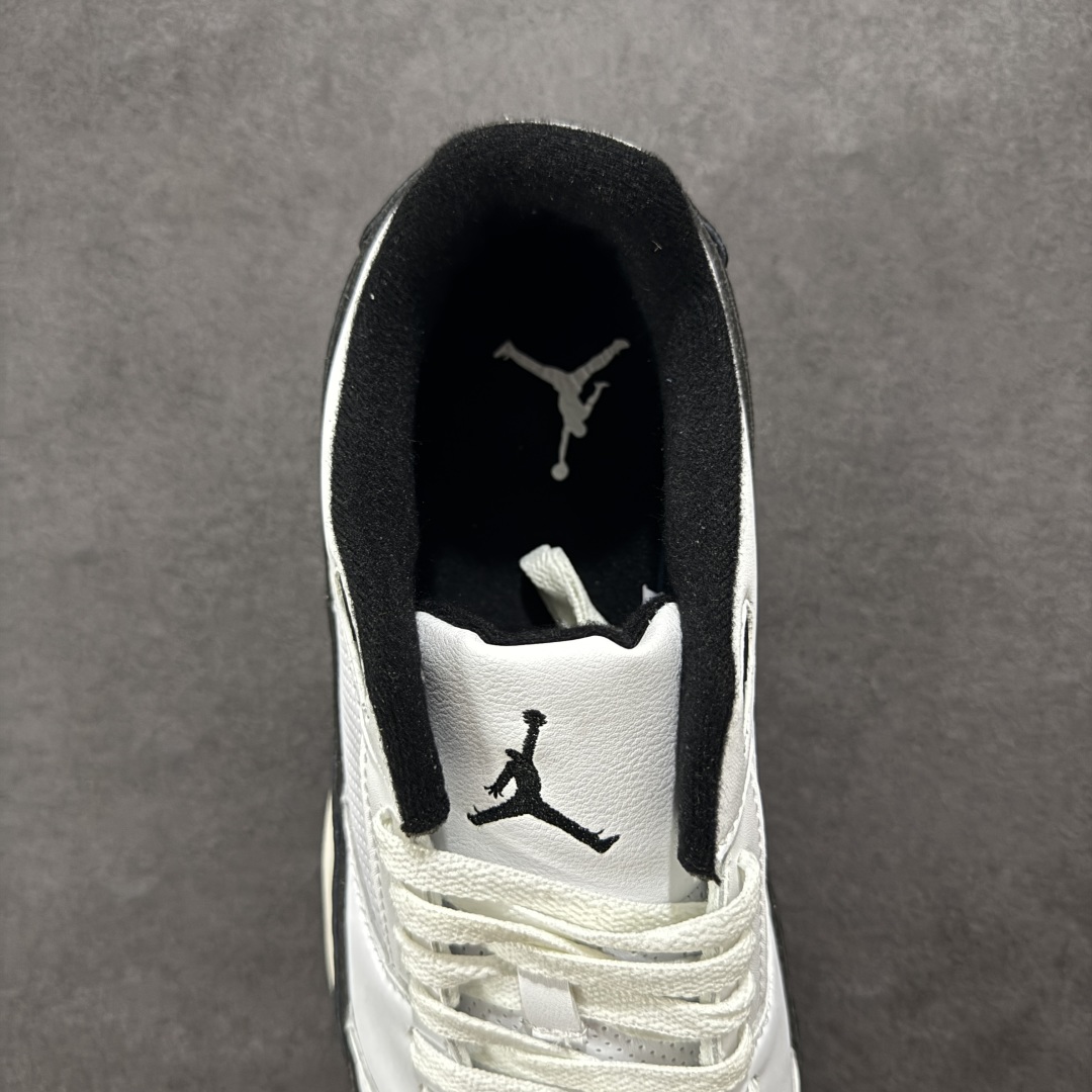 图片[7]-【公司级】Air Jordan 4 Retro Flight Court 低帮 黑白 AJ4 乔丹4代 aj4 乔4 低邦 红色 乔丹篮球鞋系列 鞋款整体以红色麂皮打造，鞋舌及后跟Jumpman Logo采用白色刺绣点缀，后跟侧身Flighth字样也辅以白色刺绣呈现，秉承轻量化的速度型篮球鞋设计思想完成设计，降低重量的同时提升舒适度，中底延续前作使用了分离式后掌可视化Air Soles气垫。鞋带孔和后跟鞋提以籃网为造型灵感，将篮球运动巧妙融入到鞋款的设计之中，使鞋身整体富有流动性、节奏感和优雅气质。 货号：HF3255-112 尺码：36～47.5半-选品中心