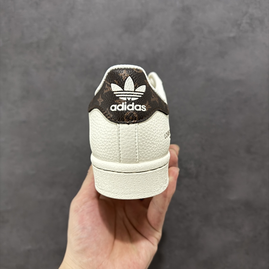 【定制版】AD Originals Superstar x Louis Vuitton 白棕 SD6803