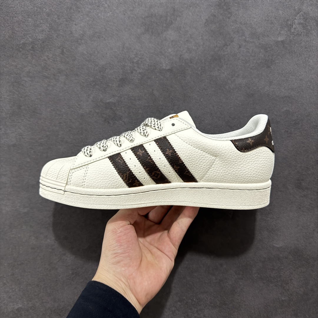 【定制版】AD Originals Superstar x Louis Vuitton 白棕 SD6803