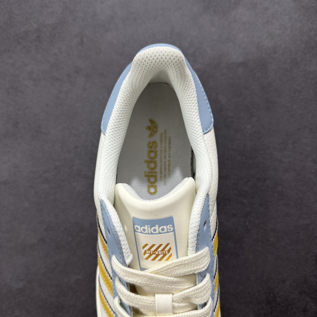 【定制版】AD Originals Superstar x OFF-WHITE 白蓝黄 SD6812