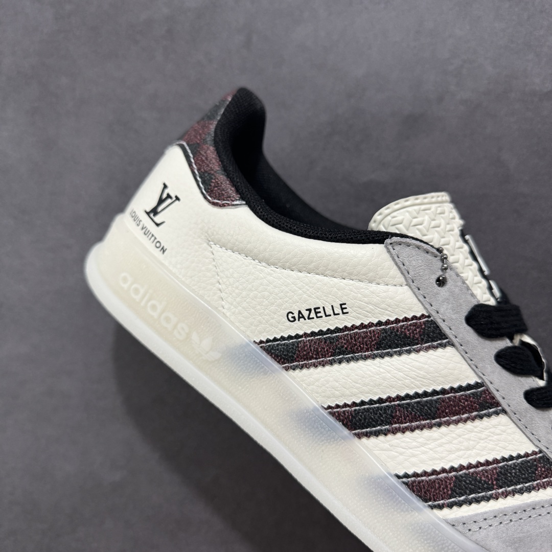  
【定制版】AD Originals Gazelle INdoor x Louis Vuitton 灰