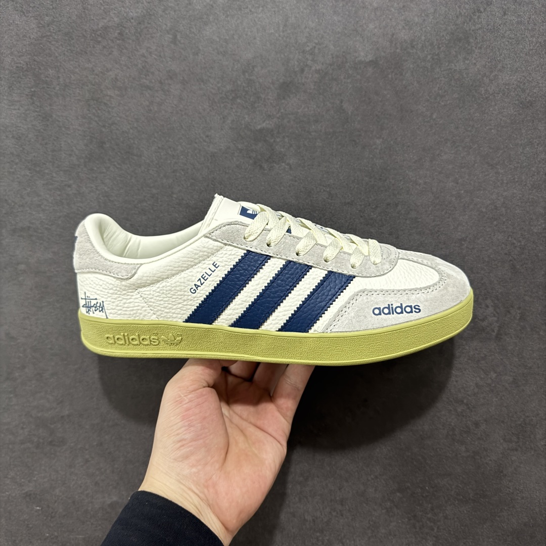  
【定制版】AD Originals Gazelle INdoor x Stussy
三叶草休闲防滑耐