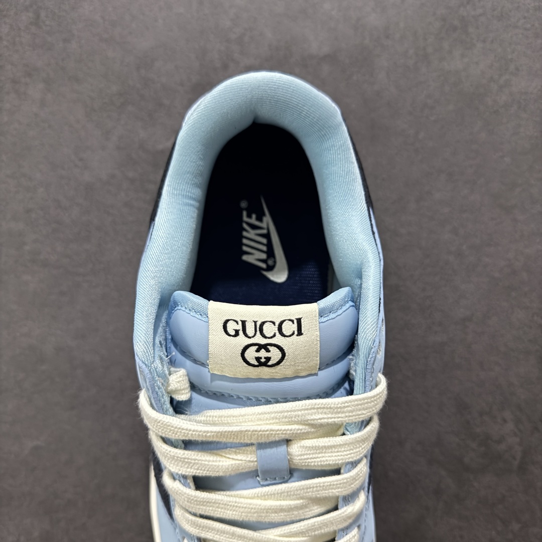 【定制版】Nike SB Dunk Low x GUCCI 蓝黑小勾 XD1588-214