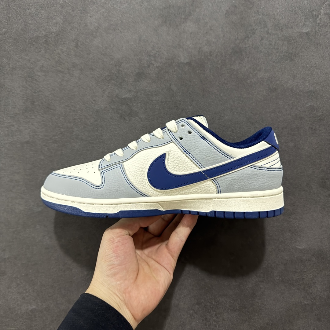 【定制版】Nike SB Dunk Low 斯图西联名 英文蓝勾 周年高端定制 低帮休闲板鞋 XS6089-595
