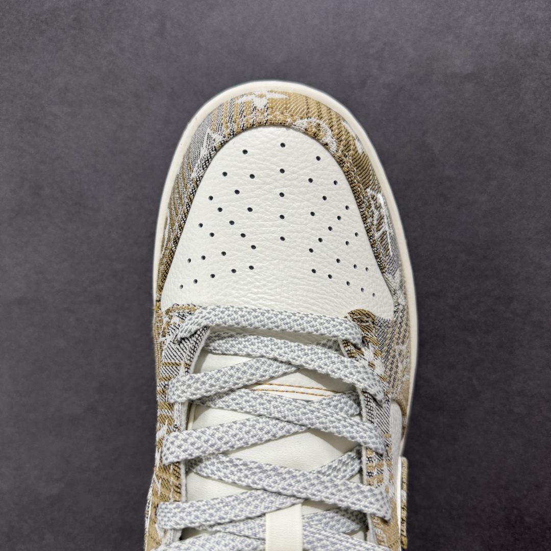 【定制版】Nike SB Dunk Low LV联名 卡其灰 周年高端定制 低帮休闲板鞋 SC9772-810