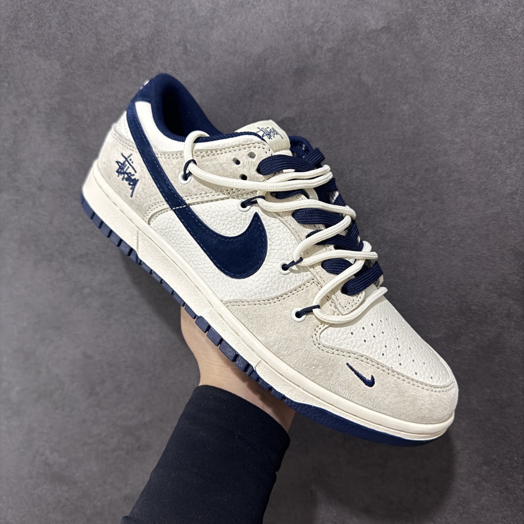 【定制版】Nike SB Dunk Low 斯图西联名 绑带蓝勾 周年高端定制 低帮休闲板鞋 DM6868-088